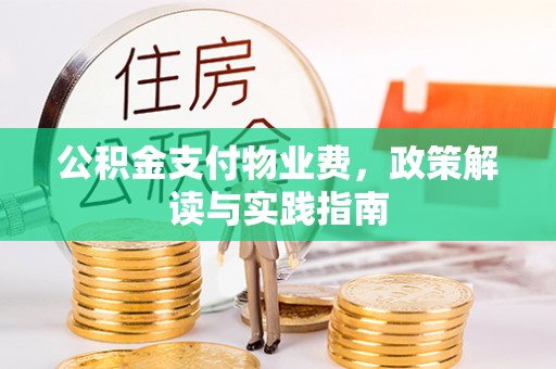 九台公积金支付物业费，政策解读与实践指南