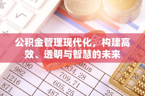 九台公积金管理现代化，构建高效、透明与智慧的未来