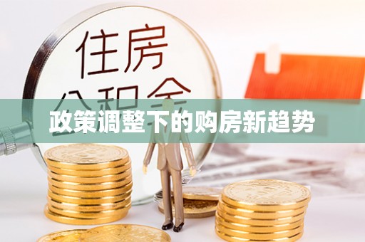 九台政策调整下的购房新趋势
