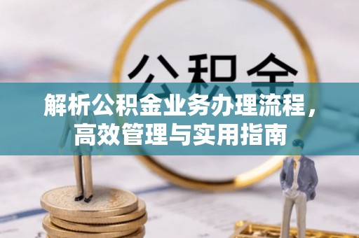 九台解析公积金业务办理流程，高效管理与实用指南