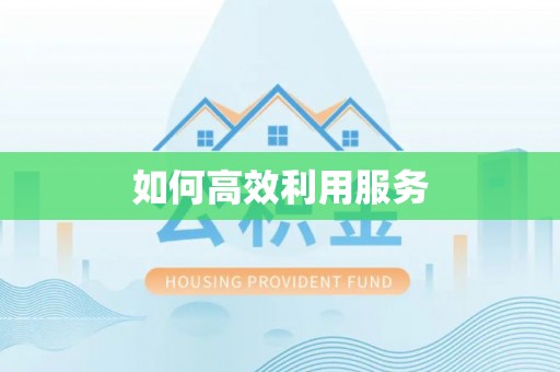 九台如何高效利用服务
