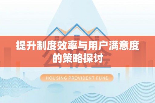 九台提升制度效率与用户满意度的策略探讨